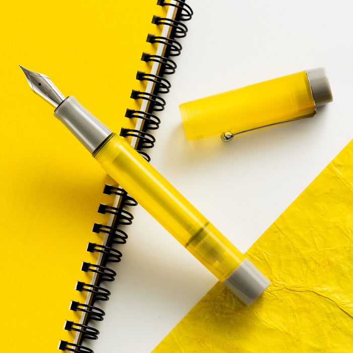 Opus 88 Demo Fountain Pen - 2021 Yellow - Pen Boutique Ltd
