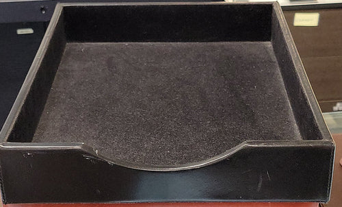 (Outlet) AMI Leather Letter Tray without Lid - Pen Boutique Ltd