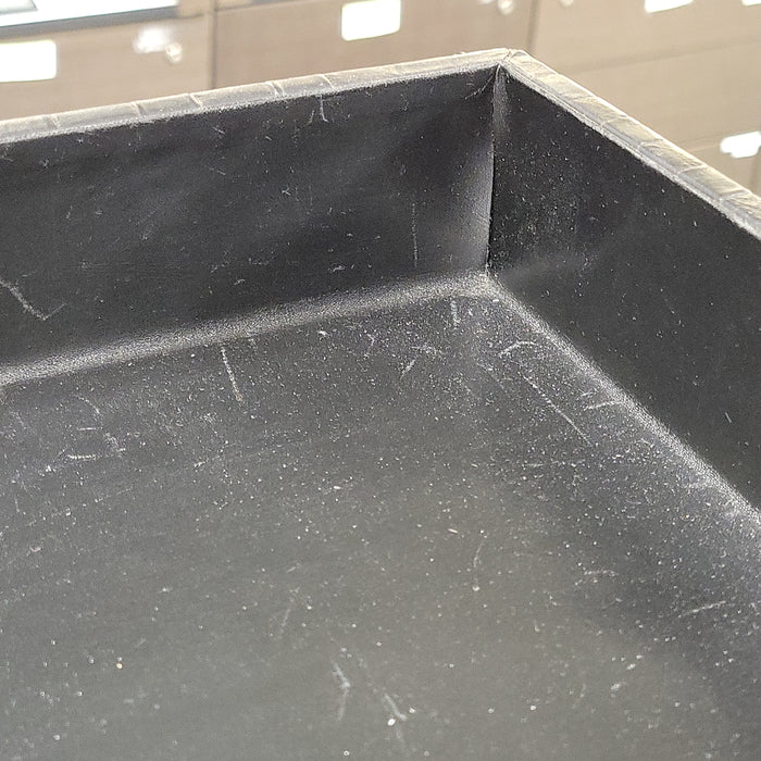 (Outlet) Bosca Letter Tray without Lid in Black Basket Weave - Pen Boutique Ltd
