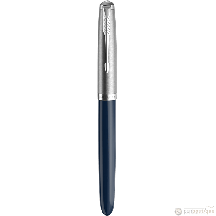 Parker 51 Next Generation Fountain Pen - Midnight Blue - Chrome Trim - Pen Boutique Ltd