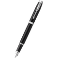 Parker IM Fountain Pen - Black - Chrome Trim - Pen Boutique Ltd