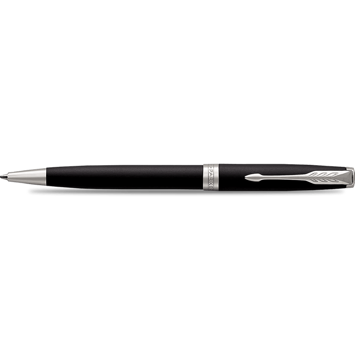 Parker Sonnet Ballpoint Pen - Matte Black - Chrome Trim - Pen Boutique Ltd