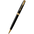 Parker Sonnet Ballpoint Pen - Matte Black - Gold Trim - Pen Boutique Ltd