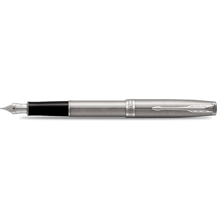 Parker Sonnet Fountain Pen - Stainless Steel - Chrome Trim - Pen Boutique Ltd