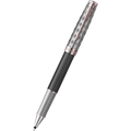 Parker Sonnet Premium Refresh Rollerball Pen - Metal & Grey - Pink Gold Trim - Pen Boutique Ltd