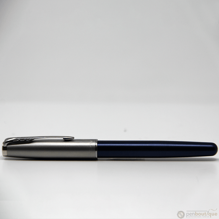 Parker Sonnet Rollerball Pen - Blue - Chrome Trim - Pen Boutique Ltd