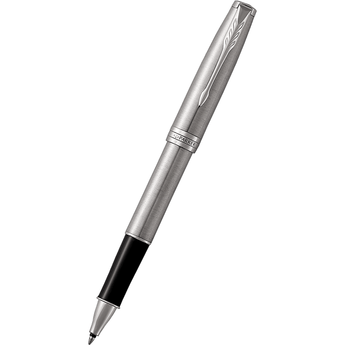 Parker Sonnet Rollerball Pen - Stainless Steel - Chrome Trim - Pen Boutique Ltd