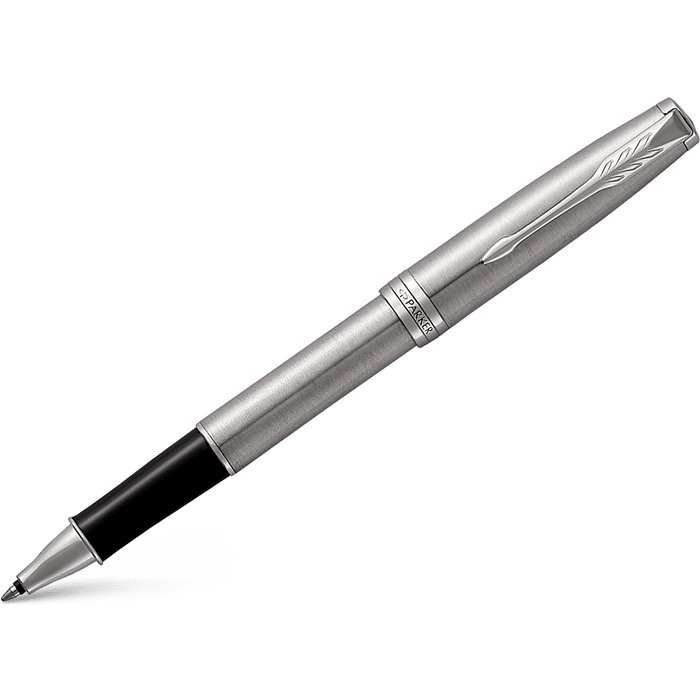 Parker Sonnet Rollerball Pen - Stainless Steel - Chrome Trim - Pen Boutique Ltd