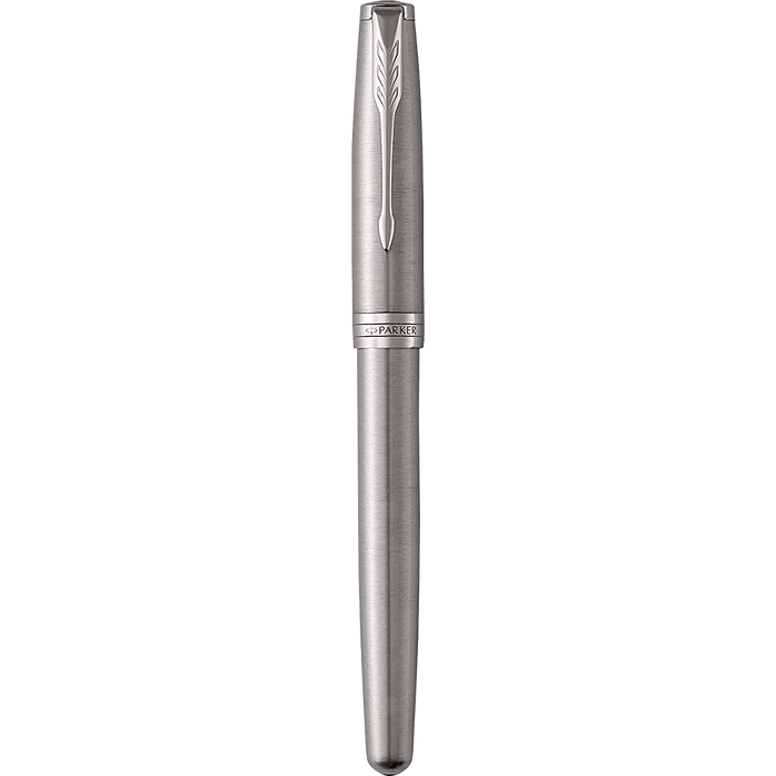 Parker Sonnet Rollerball Pen - Stainless Steel - Chrome Trim - Pen Boutique Ltd