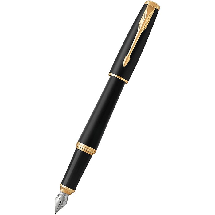 Parker Urban Muted Black with Gold Trim Fountain Pen - Pen Boutique Ltd