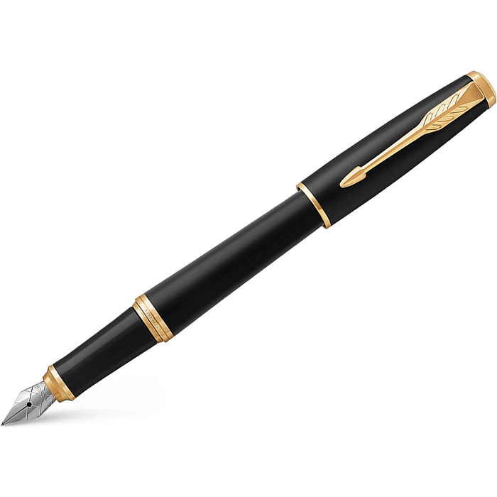 Parker Urban Muted Black with Gold Trim Fountain Pen - Pen Boutique Ltd