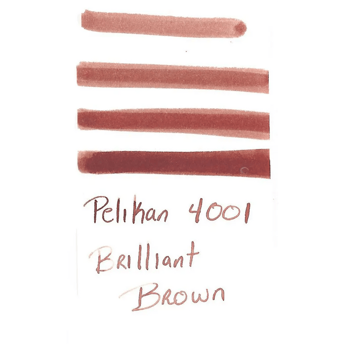 Pelikan 4001 Ink Bottle - Brown - 30ml - Pen Boutique Ltd