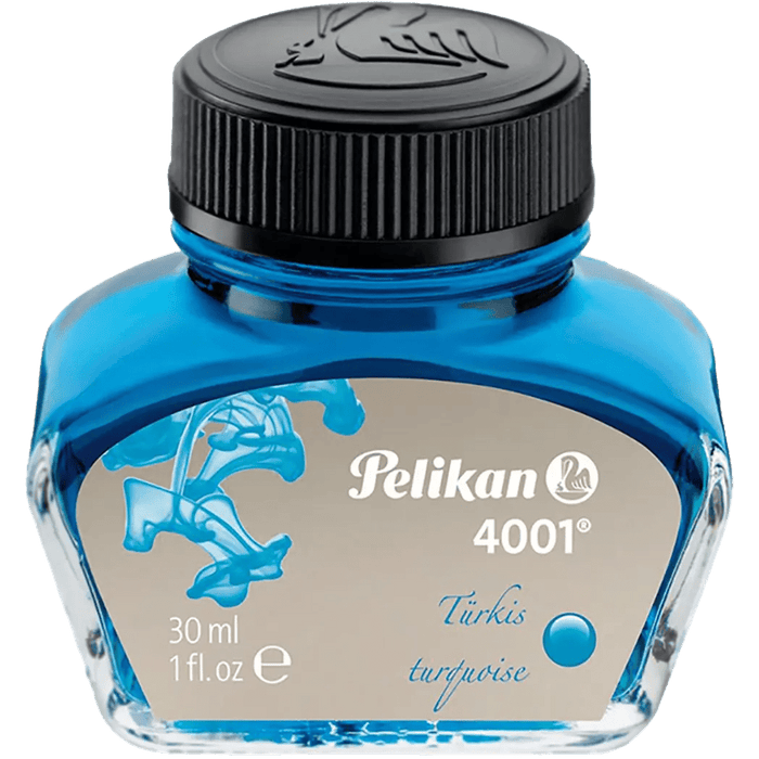 Pelikan 4001 Ink Bottle - Turquoise - 30ml - Pen Boutique Ltd