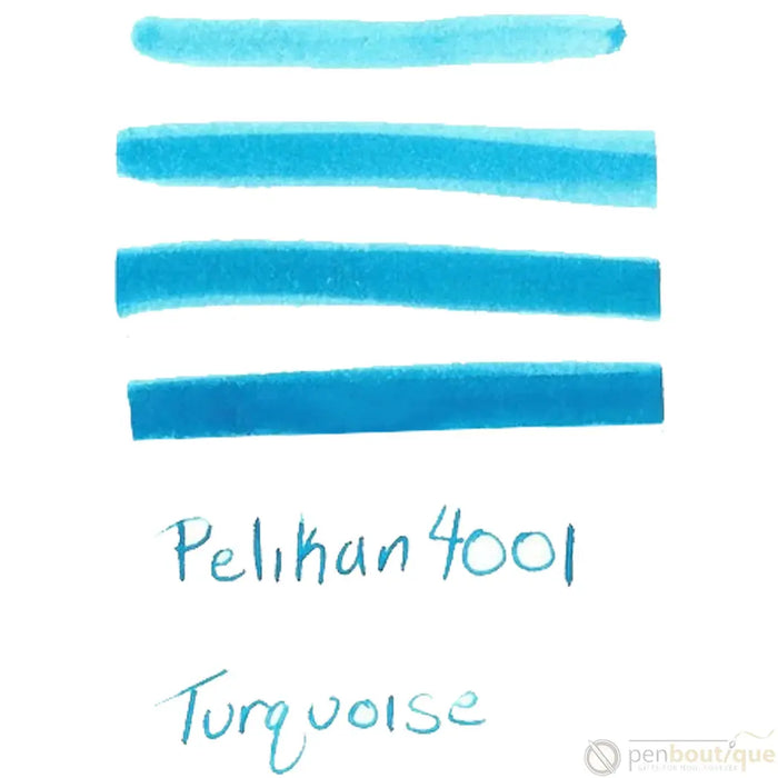 Pelikan 4001 Ink Bottle - Turquoise - 62.5ml - Pen Boutique Ltd