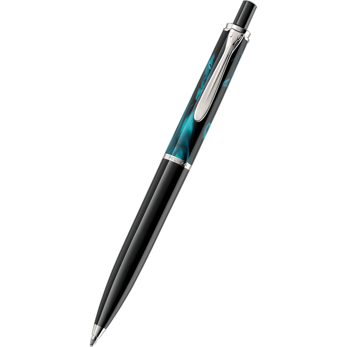 Pelikan Classic Ballpoint Pen - K205 Petrol - Marbled (Special Edition) - Pen Boutique Ltd
