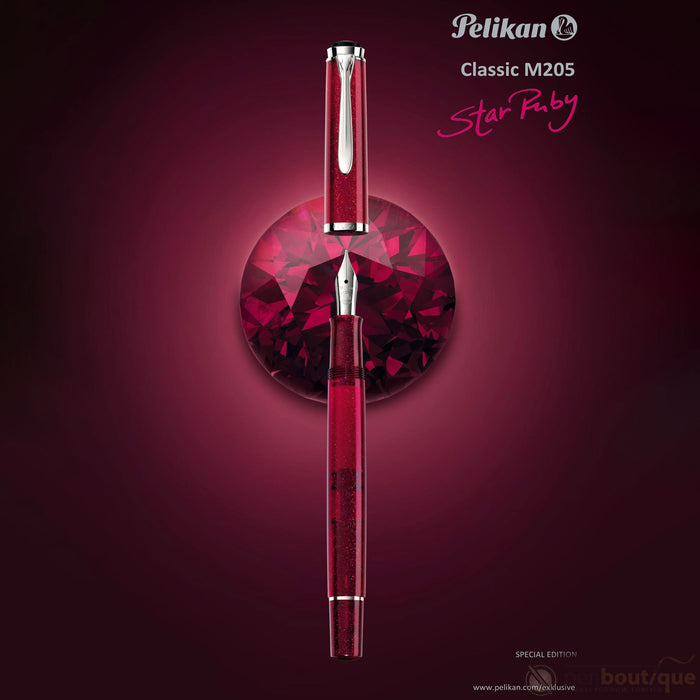 Pelikan Classic Fountain Pen - M205 Star Ruby (Special Edition) - Pen Boutique Ltd