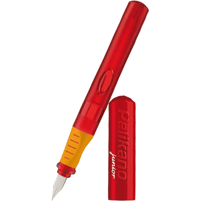 Pelikan Pelikano Junior Fountain Pen - P67 Red - Starter A Nib - Pen Boutique Ltd