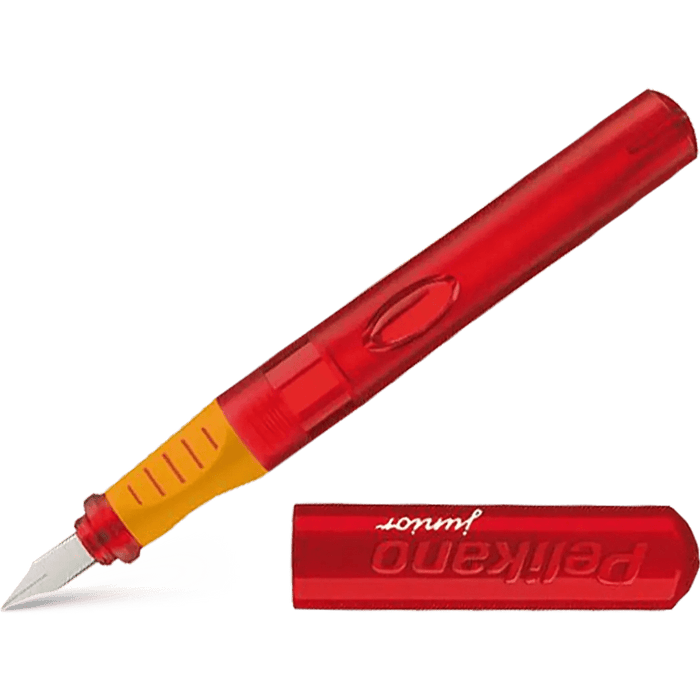 Pelikan Pelikano Junior Fountain Pen - P67 Red - Starter A Nib - Pen Boutique Ltd