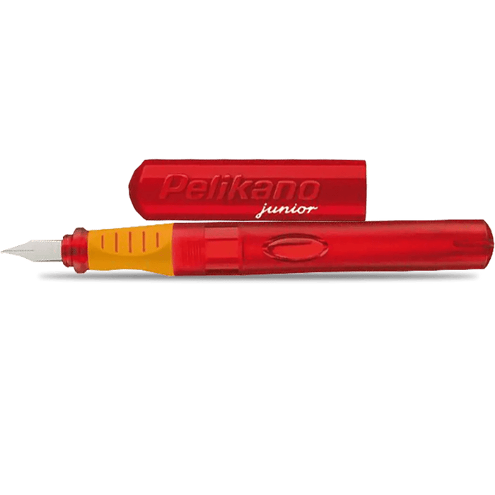 Pelikan Pelikano Junior Fountain Pen - P67 Red - Starter A Nib - Pen Boutique Ltd
