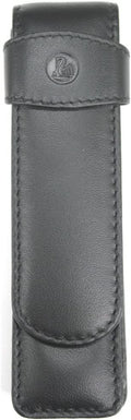 Pelikan Pen Case - TG21 Leather - Black (2 Pen Slot) - Pen Boutique Ltd