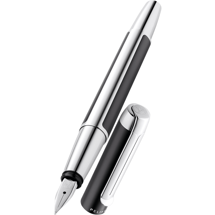 Pelikan Pura P40 Fountain Pen - Anthracite - Pen Boutique Ltd