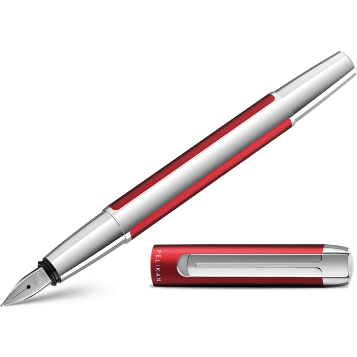 Pelikan Pura P40 Fountain Pen - Bordeaux - Pen Boutique Ltd