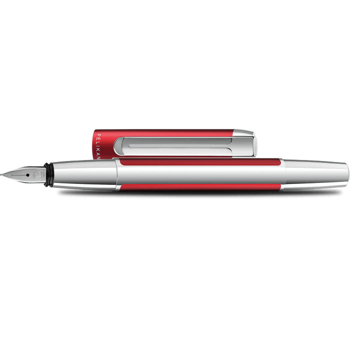 Pelikan Pura P40 Fountain Pen - Bordeaux - Pen Boutique Ltd