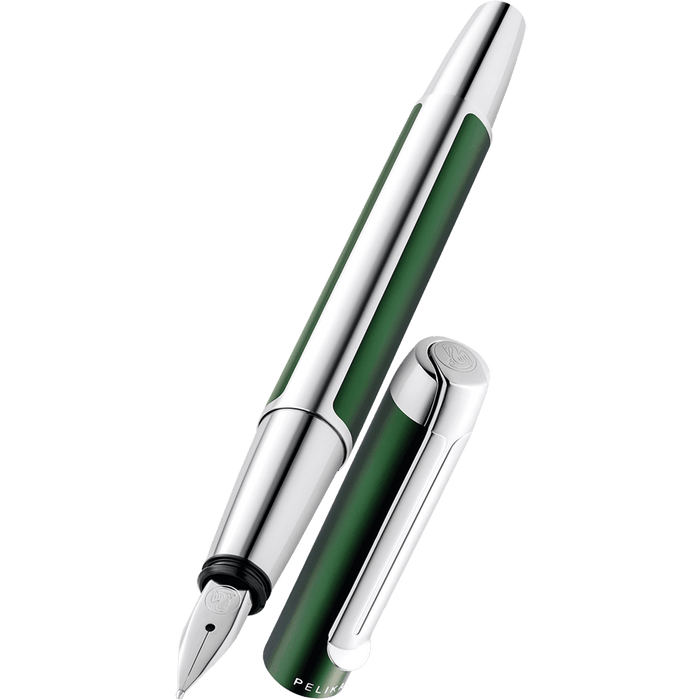 Pelikan Pura P40 Fountain Pen - Deep Green - Pen Boutique Ltd