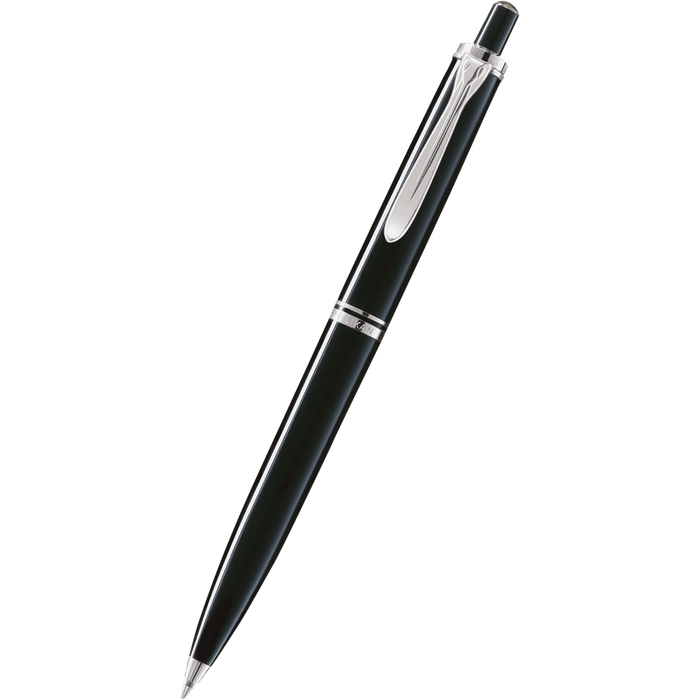 Pelikan Souveran Ballpoint Pen - K405 Black/Silver - Pen Boutique Ltd