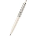 Pelikan Souveran Ballpoint Pen - K405 Silver - White - Pen Boutique Ltd