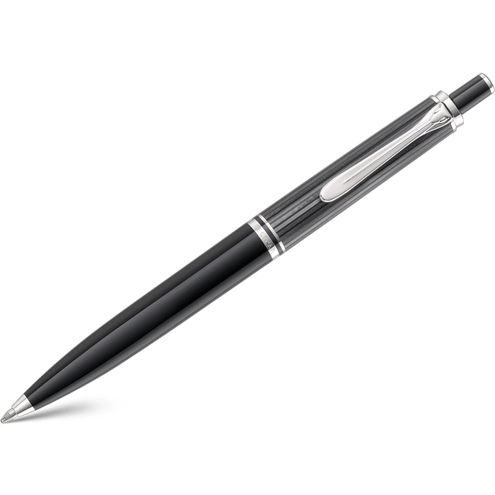 Pelikan Souveran Ballpoint Pen - K405 Stresemann Anthracite Stripes - Pen Boutique Ltd