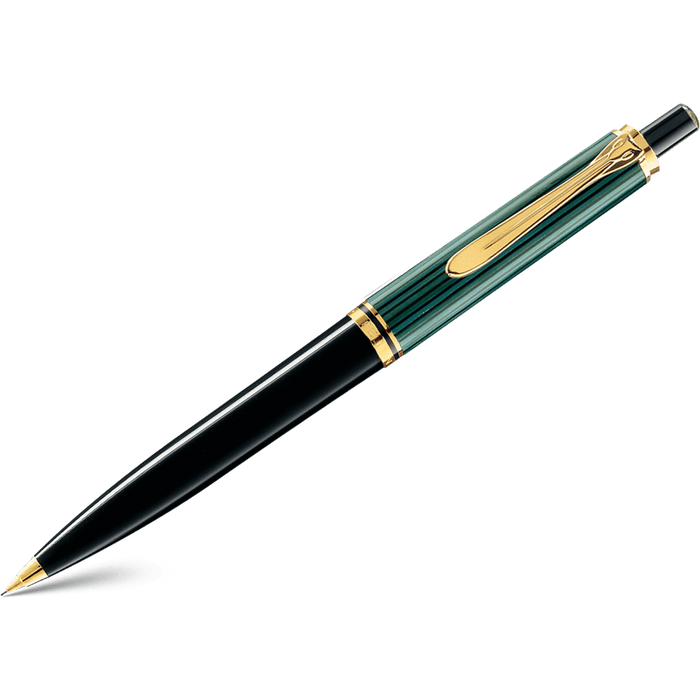 Pelikan Souveran Pencil - D400 Black/Green - Pen Boutique Ltd