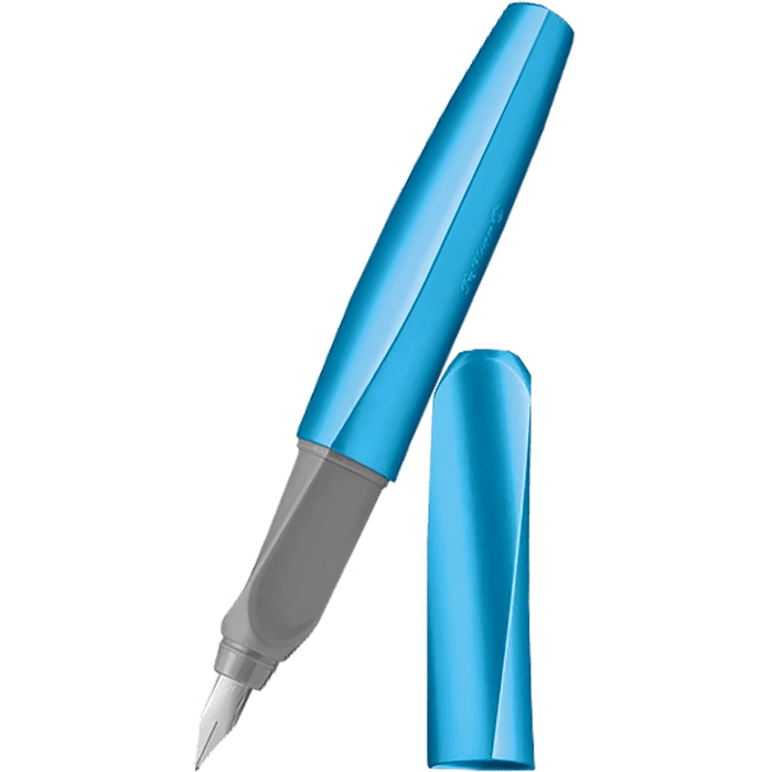 Pelikan Twist Fountain Pen - Frosted Blue - Medium (Boxed) - Pen Boutique Ltd