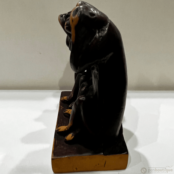 Pen Boutique Three Mini Wise Monkeys Paper Weight with Mask See Hear or Speak No Evil - Pen Boutique Ltd