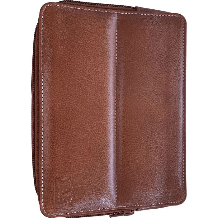 Pen Boutique Yak Leather 10 Pen Holder - Tan - Pen Boutique Ltd