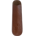 Pen Boutique Yak Leather Single Pen Sleeve - Tan - Pen Boutique Ltd