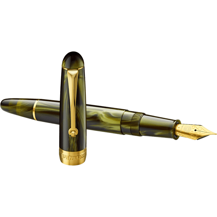 Penlux Masterpiece Fountain pen - Delgado Moss - Pen Boutique Ltd
