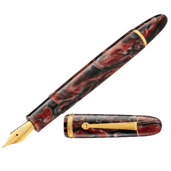 Penlux Masterpiece Fountain Pen - Grande - Marble Wave - Pen Boutique Ltd