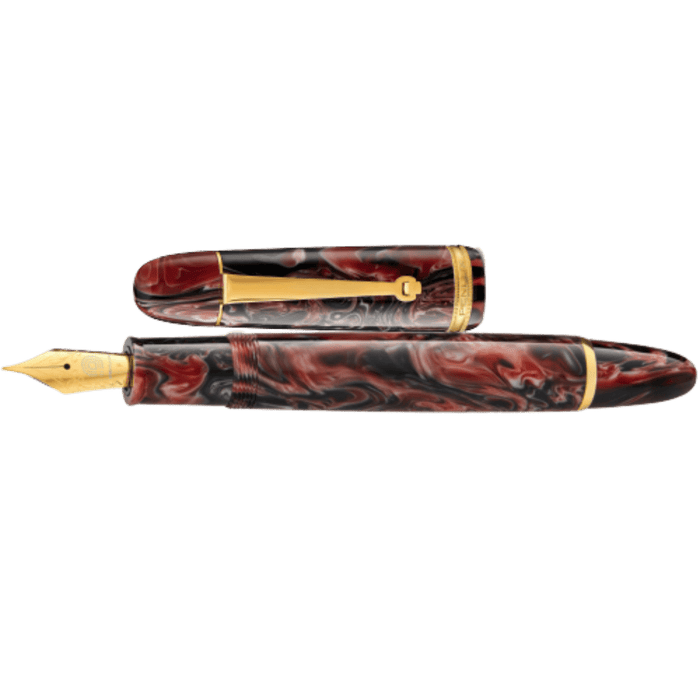 Penlux Masterpiece Fountain Pen - Grande - Marble Wave - Pen Boutique Ltd