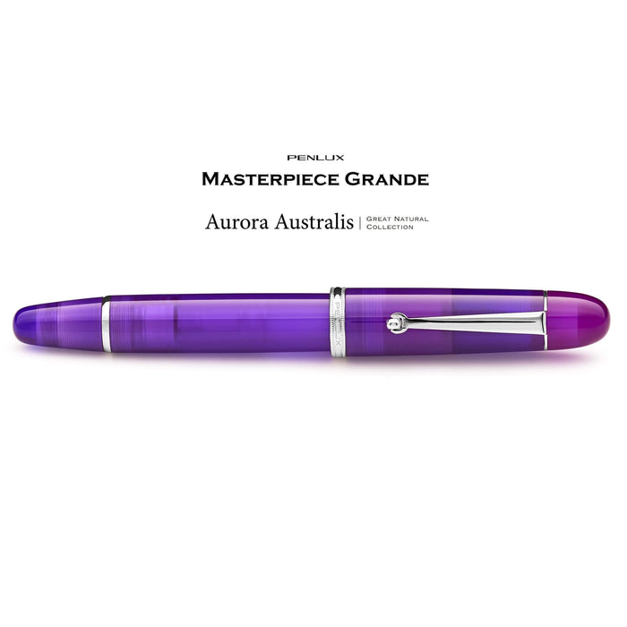 Penlux Masterpiece Grande Fountain Pen - Aurora Australis - Pen Boutique Ltd