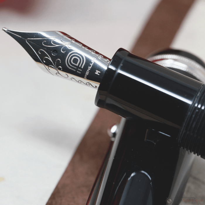 Penlux Masterpiece Grande Fountain Pen - Black - Pen Boutique Ltd