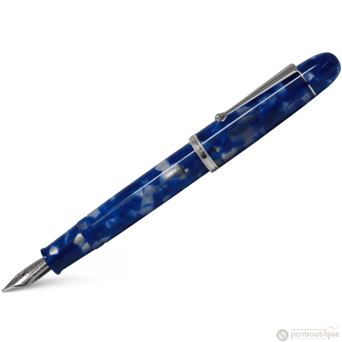 Penlux Masterpiece Grande Fountain Pen - Koi - Blue & White - Pen Boutique Ltd