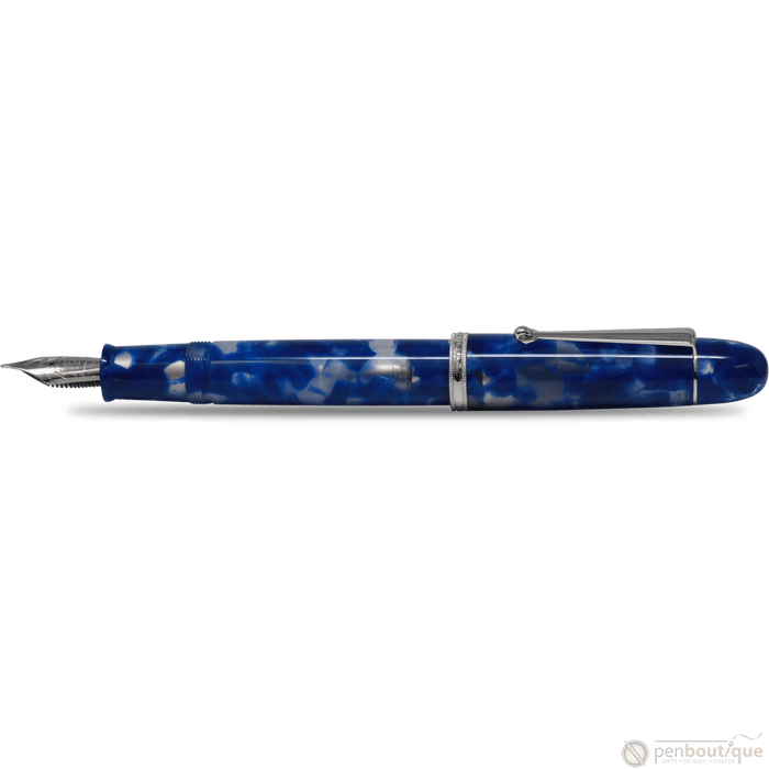 Penlux Masterpiece Grande Fountain Pen - Koi - Blue & White - Pen Boutique Ltd