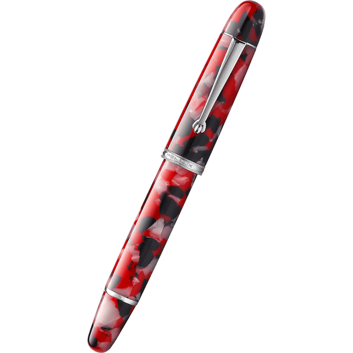 Penlux Masterpiece Grande Fountain Pen - Koi Red and Black - Pen Boutique Ltd
