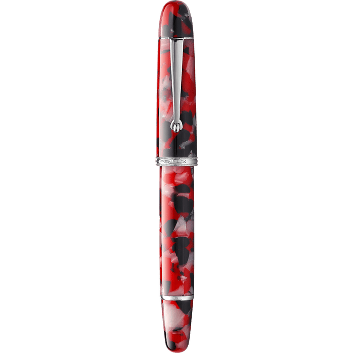 Penlux Masterpiece Grande Fountain Pen - Koi Red and Black - Pen Boutique Ltd