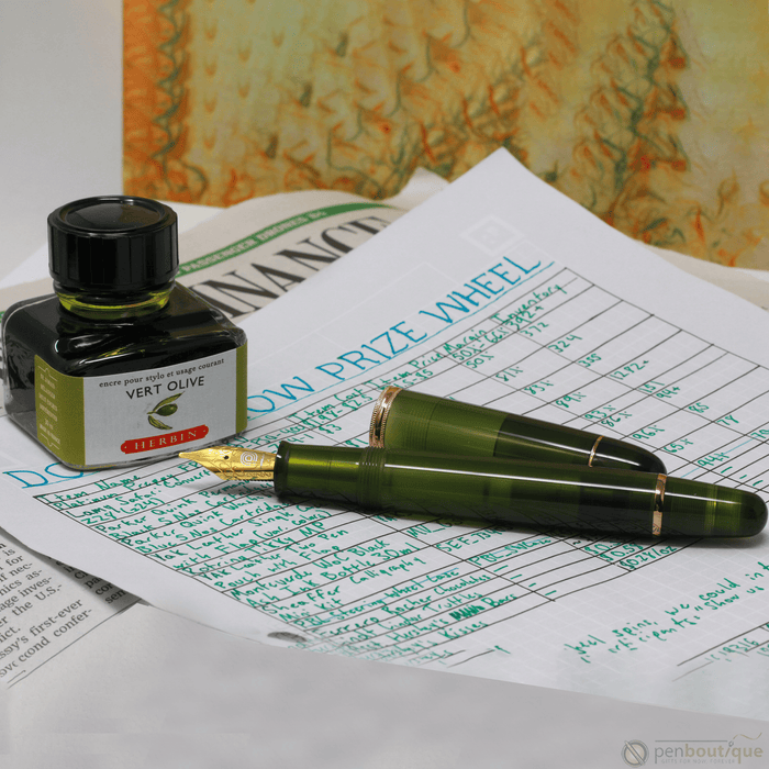 Penlux Masterpiece Grande Fountain Pen - Rainforest - Pen Boutique Ltd