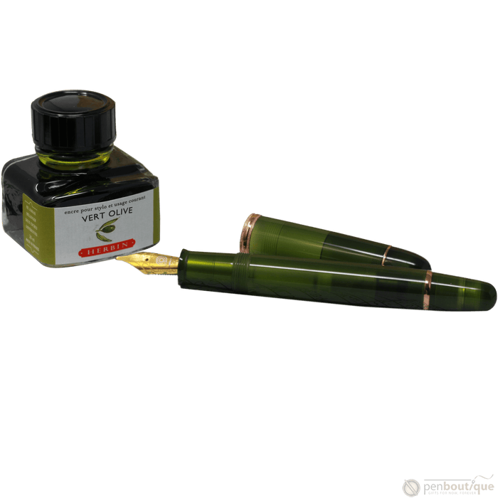 Penlux Masterpiece Grande Fountain Pen - Rainforest - Pen Boutique Ltd