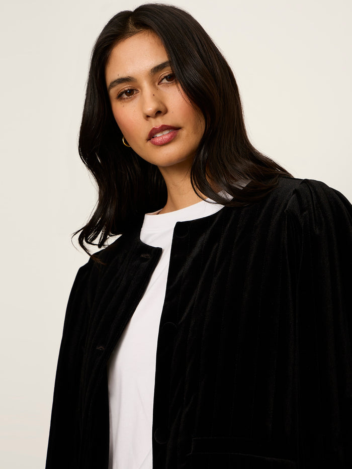 Pepper Velvet Jacket Black
