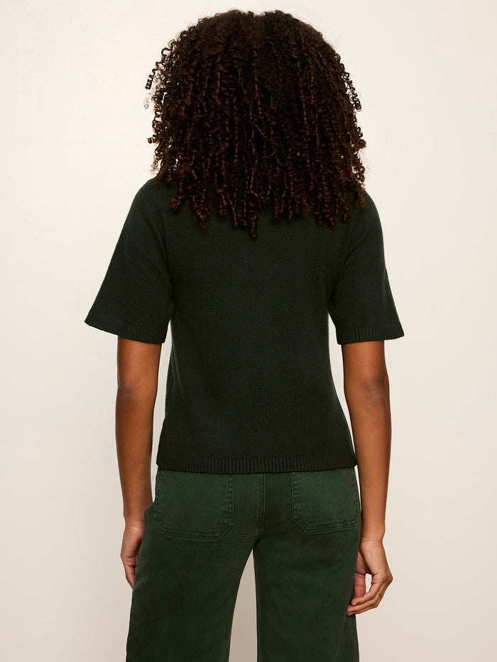 Perfect Sweater Tee Forest Petite Sizing