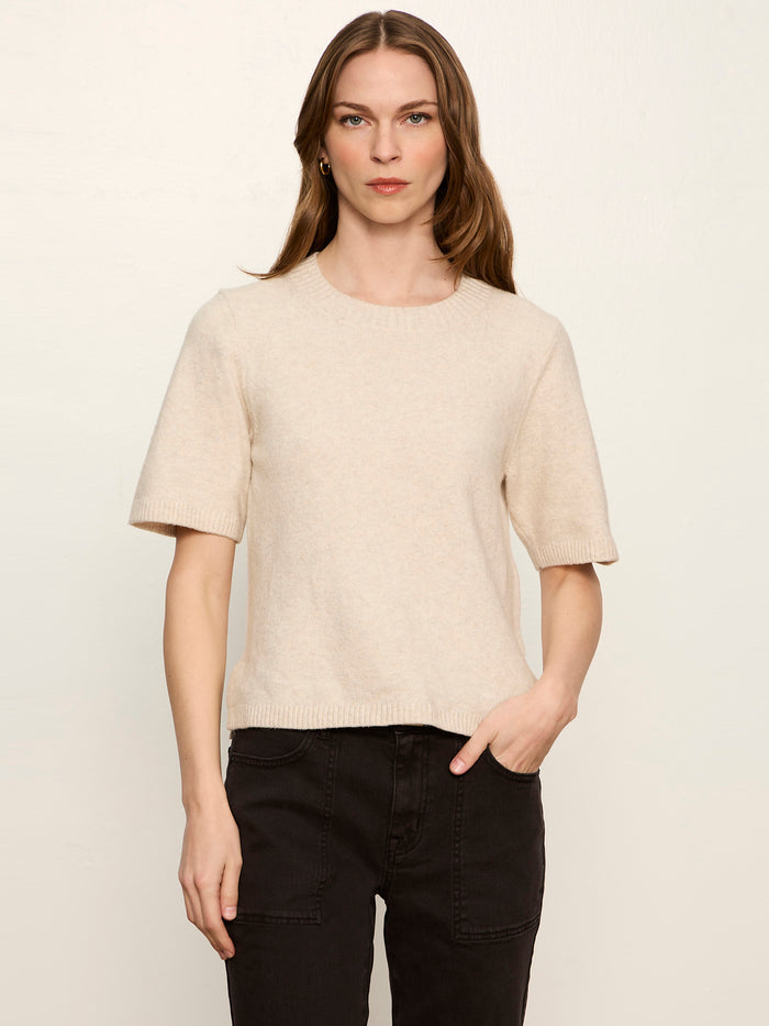 Perfect Sweater Tee Heather Dark Bone